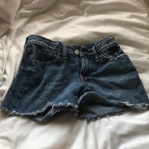 Girls blue jean shorts old navy